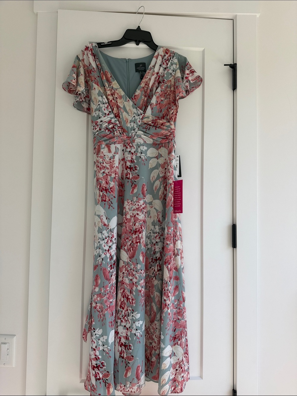 Adriana Papell Floral Midi Dress. Size 12. NWT - Picture 4 of 11